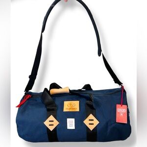 Subaru X Topo Designs Classic Duffel Bag Navy Blue New with Tags NWT